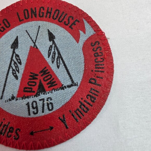 Vintage 1976 YMCA Mingo Longhouse Y-Indian Guides & Y Indian Princess Patch - Picture 5 of 7